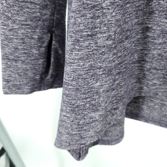 Lululemon Rehearsal Long Sleeve Tunic Top 6/M Heathered Black Swan (Purp… - Picture 15 of 16